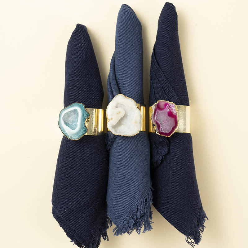 Servilletero Loira Geoda Turquesa