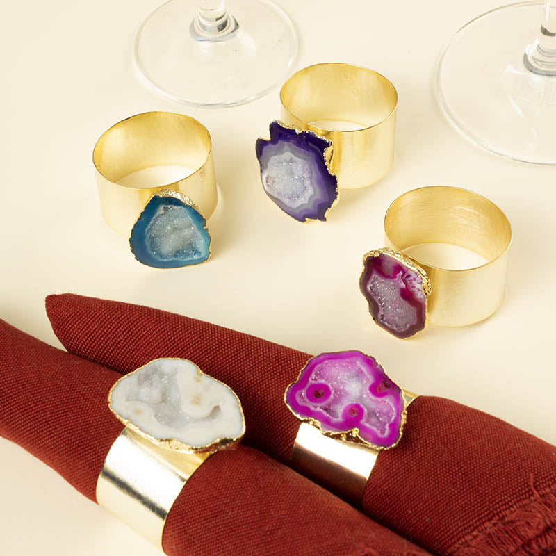 Servilletero Loira Geoda Morado