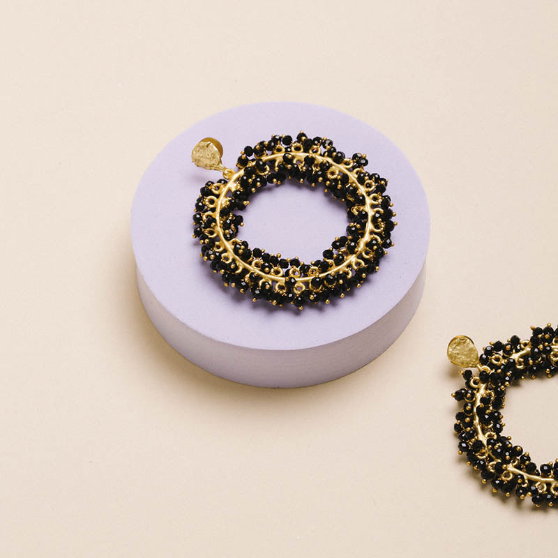 Pendientes Eloise Negro