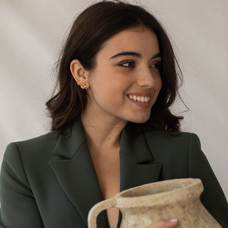 Pendientes Bloom Perla