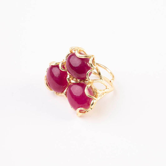 Anillo Baviera Liso Fucsia