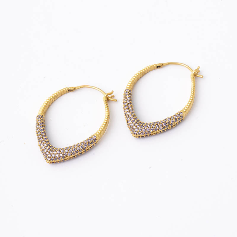 Pendientes Aros Jolie Ed. Limitada Lila