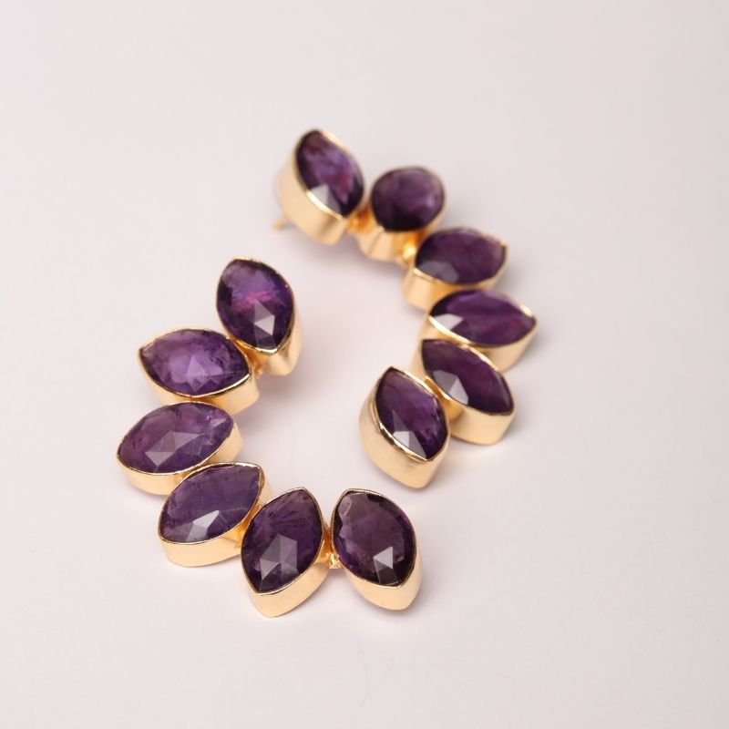 Pendientes Boreal Ed. Limitada Morado Amatista