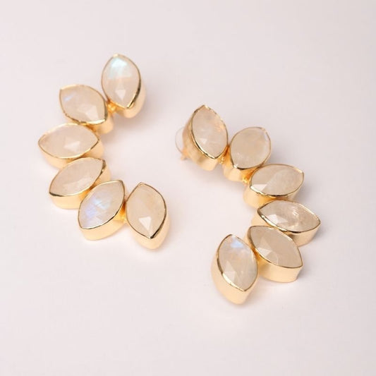 Pendientes Boreal Ed. Limitada Piedra Lunar