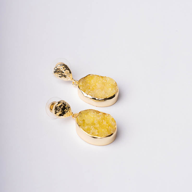 Pendientes Ovals Ed. Limitada Amarillo