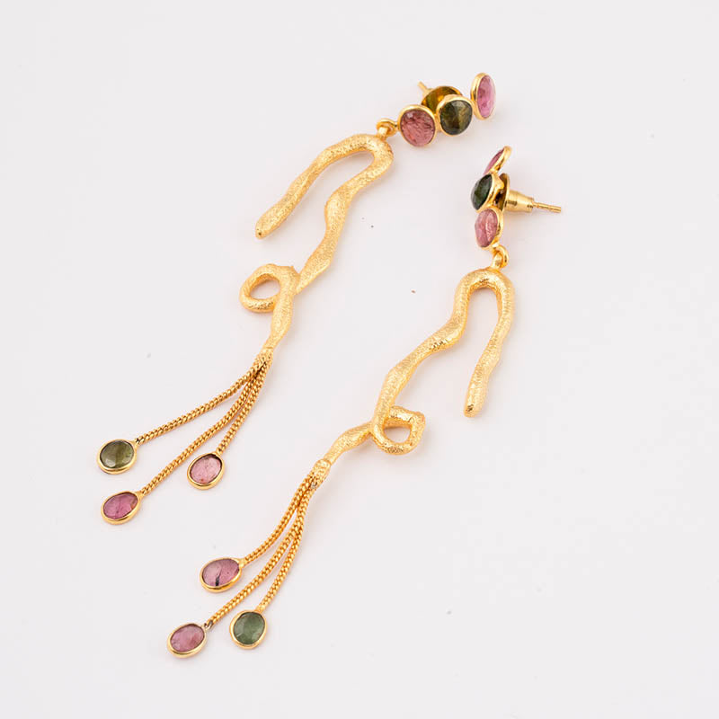 Pendientes Efedos Ed. Limitada Multicolor Turmalinas