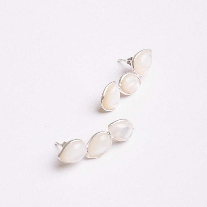 Pendientes Judit Iconic Ed. Limitada Plata Nácar