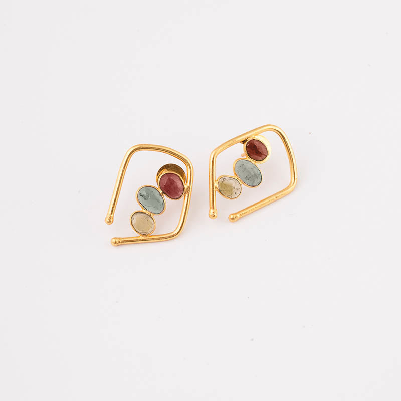 Pendientes Mohs Ed. Limitada Multicolor Turmalinas