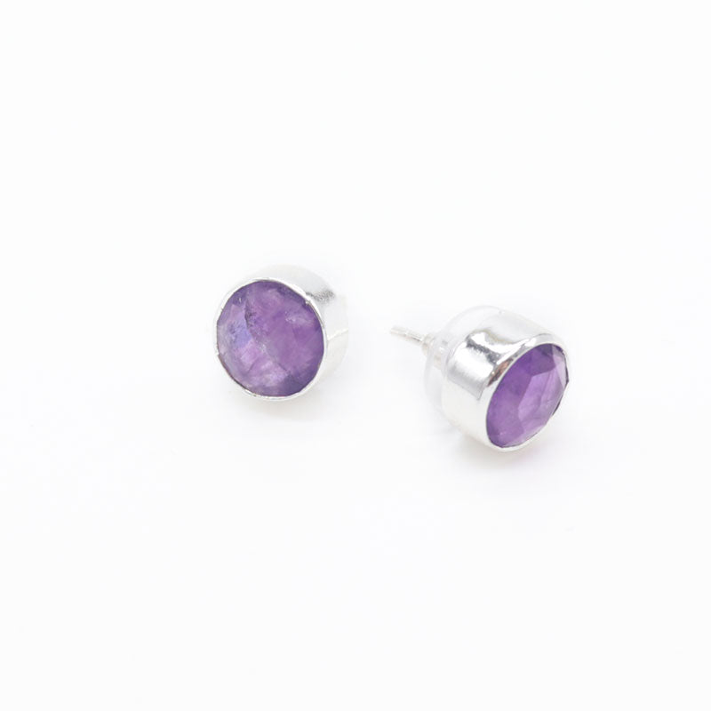 Pendientes Woman Ed. Limitada Plata Morado Amatista