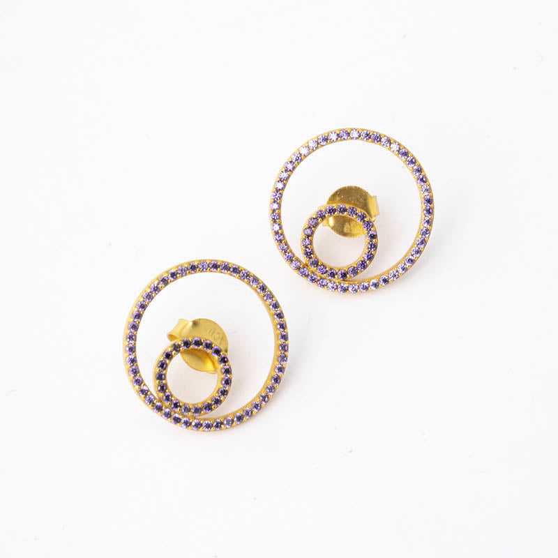 Pendientes Zukor Ed. Limitada Morados