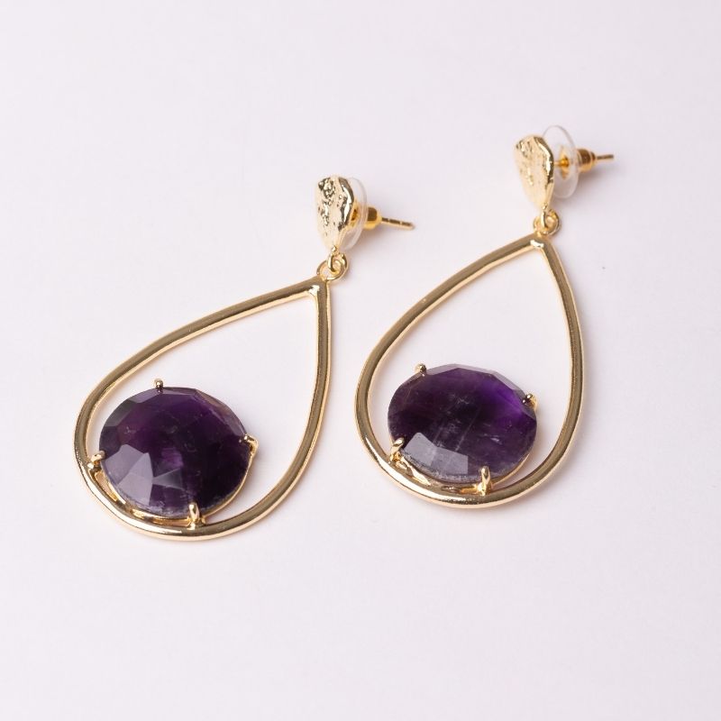 Pendientes Alila Ed. Limitada Morado Amatista