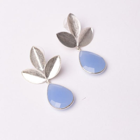 Pendientes Laguna Ed. Limitada Plata Azul