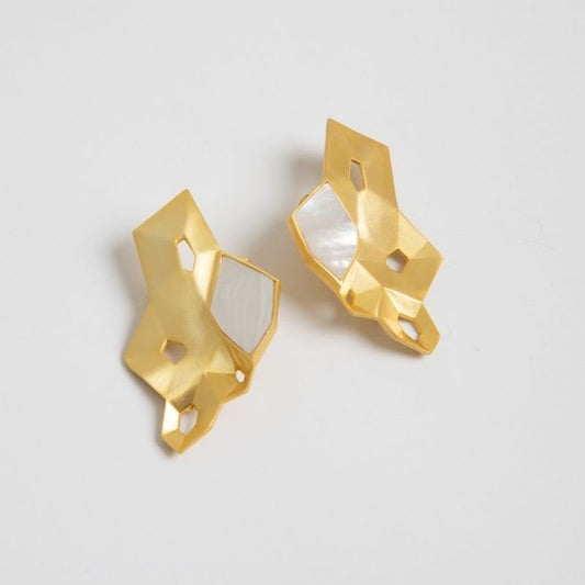 Pendientes Prismas Ed. Limitada Nacar