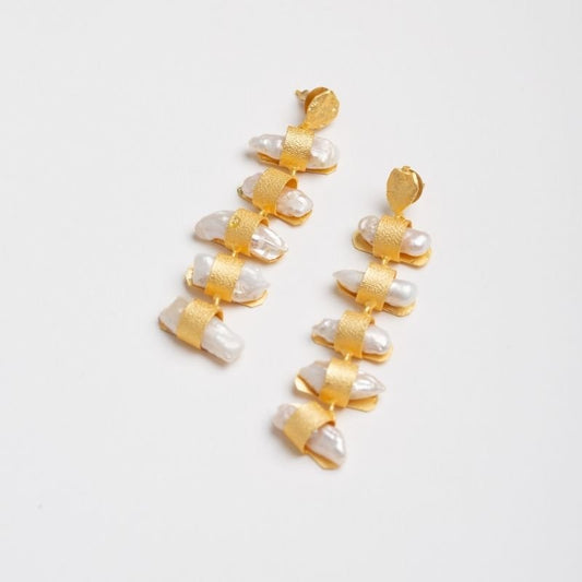 Pendientes Catena Perla