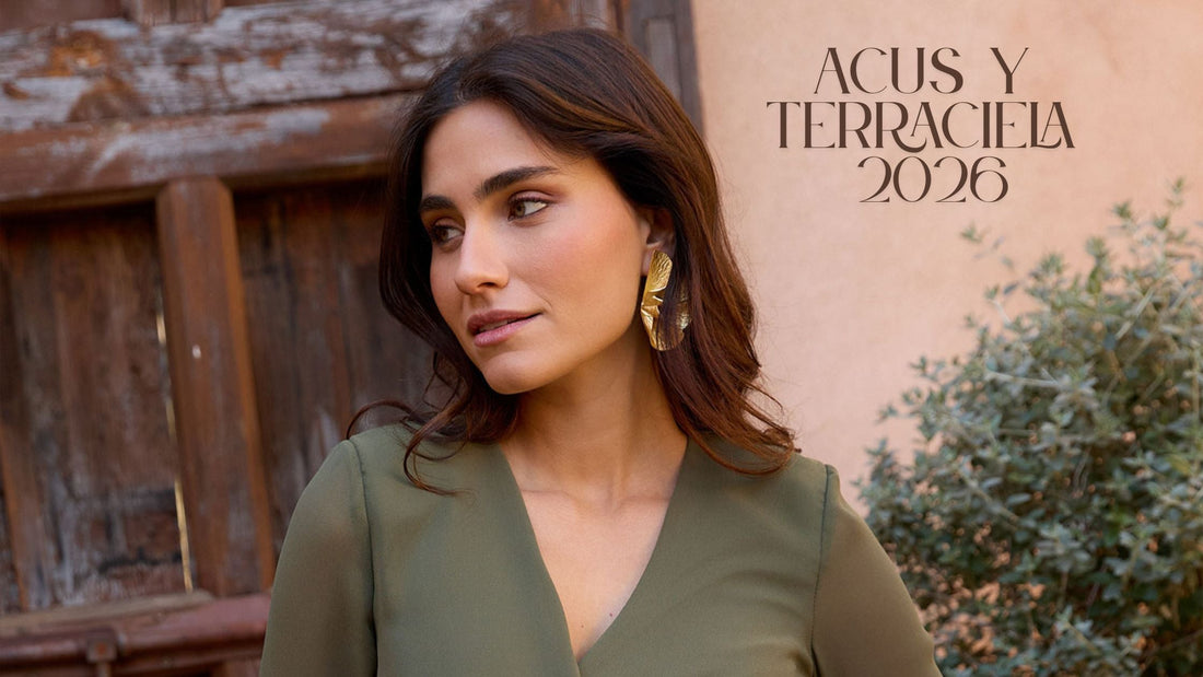 TERRACIELA de Cho Atelier se viste con los pendientes ACUS