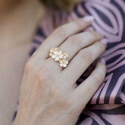 Anillo Minerva Plata Blanco