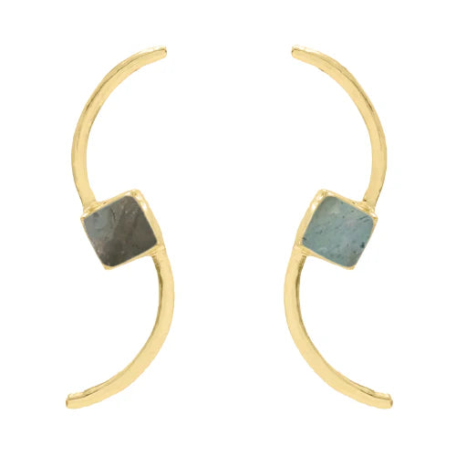 Pendientes Serendipia Ed. Limitada Labradorita