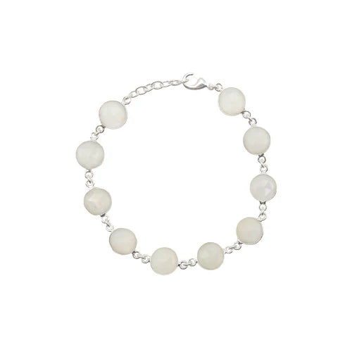 Pulsera Kira Ed. Limitada Plata Piedra Lunar