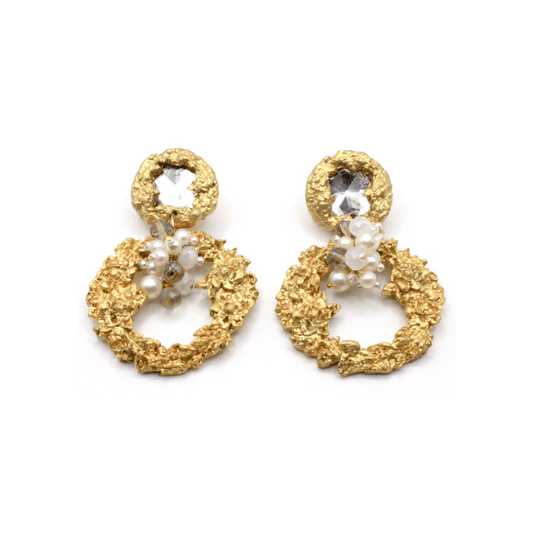 CSDV - Pendientes Artemis Maxi Blanco