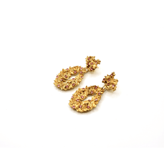 CSDV - Pendientes Florartepipa Mini Rosa Bebe