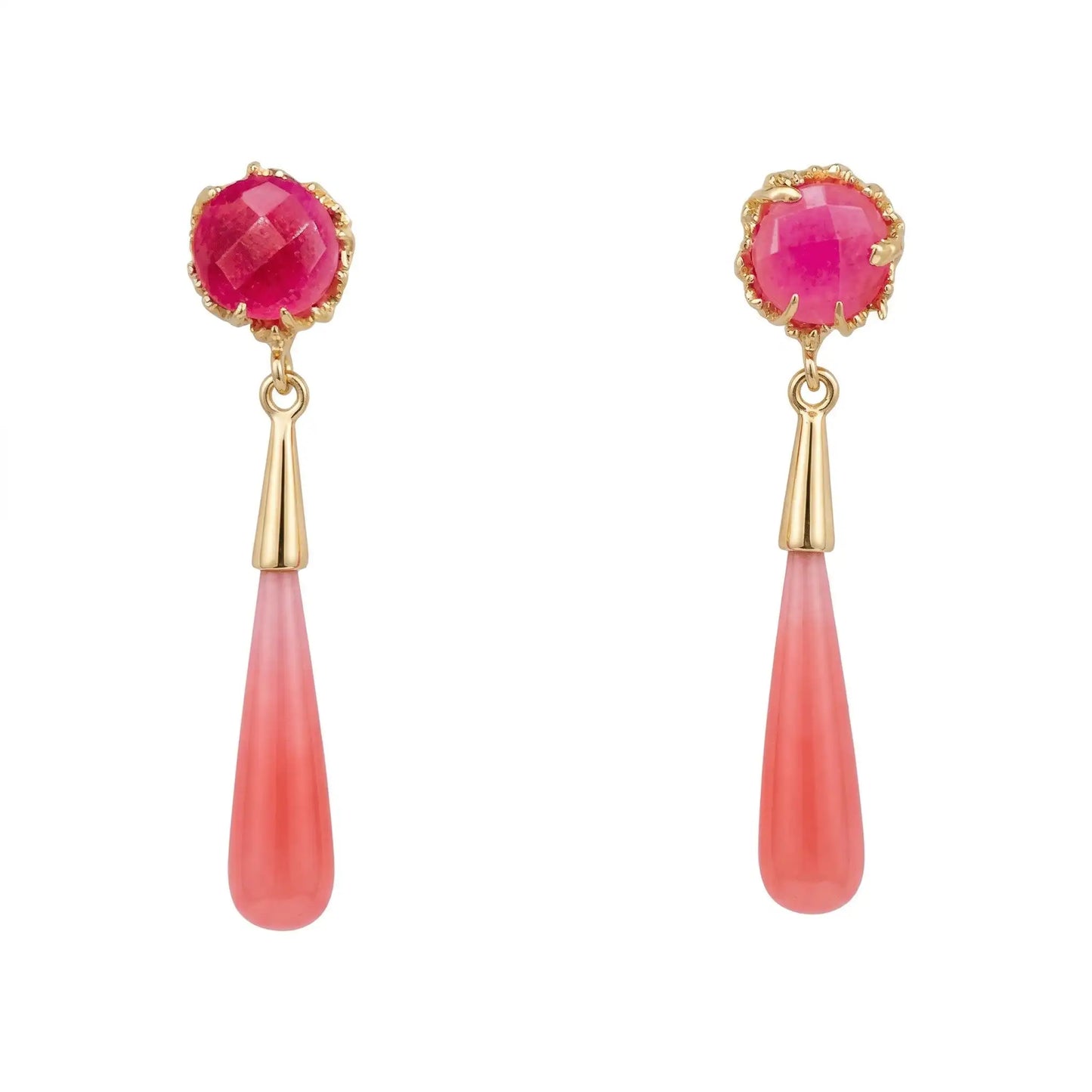 Alma de Sevilla Fuchsia Earrings
