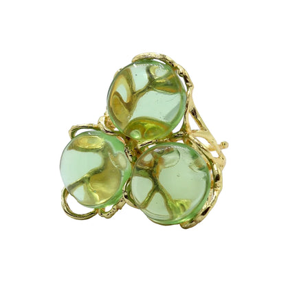 Anillo Baviera Liso Verde Lima