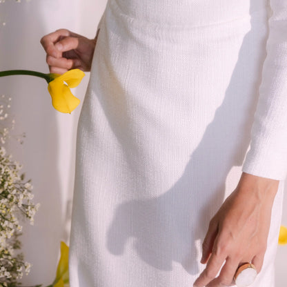 Anillo Galaxy Drusa Blanco