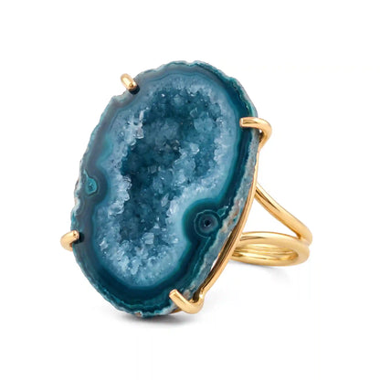 Anillo Geoda Verde Oscuro