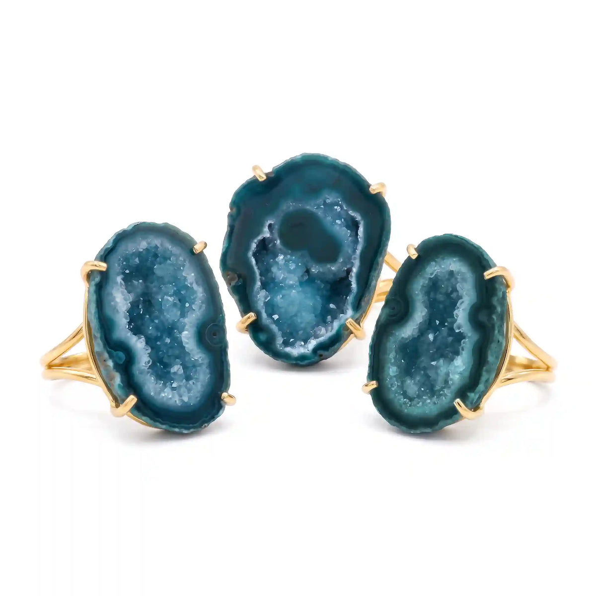 Anillo Geoda Verde Oscuro