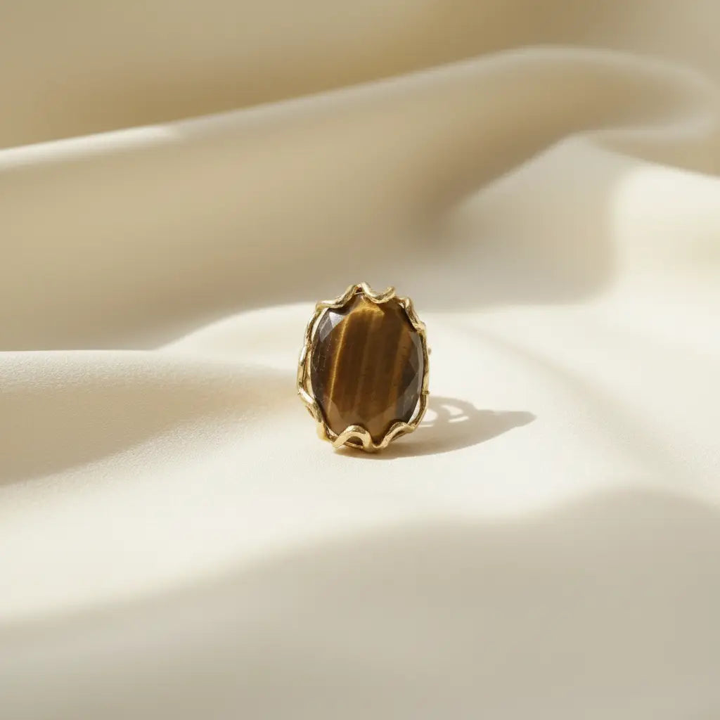 Anillo Alpes Face Ed. Limitada Marrón