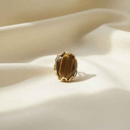 Anillo Alpes Face Ed. Limitada Marrón