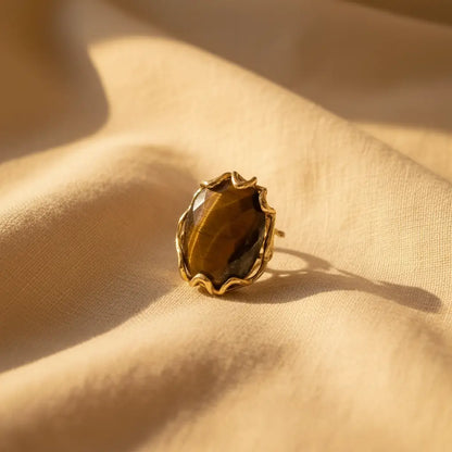 Anillo Alpes Face Ed. Limitada Marrón