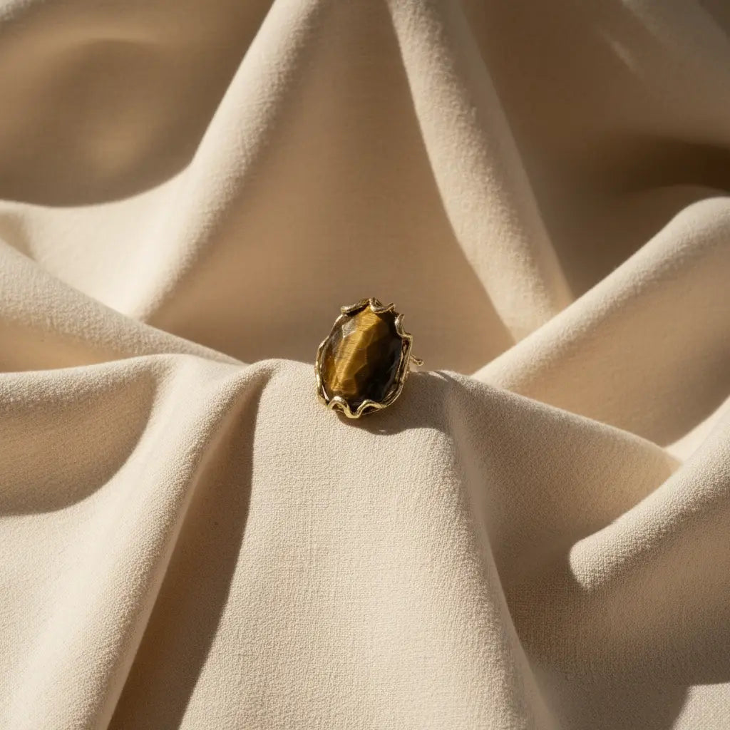 Anillo Alpes Face Ed. Limitada Marrón