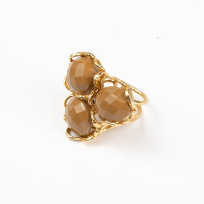 Anillo Baviera Face Ed. Limitada Toffee