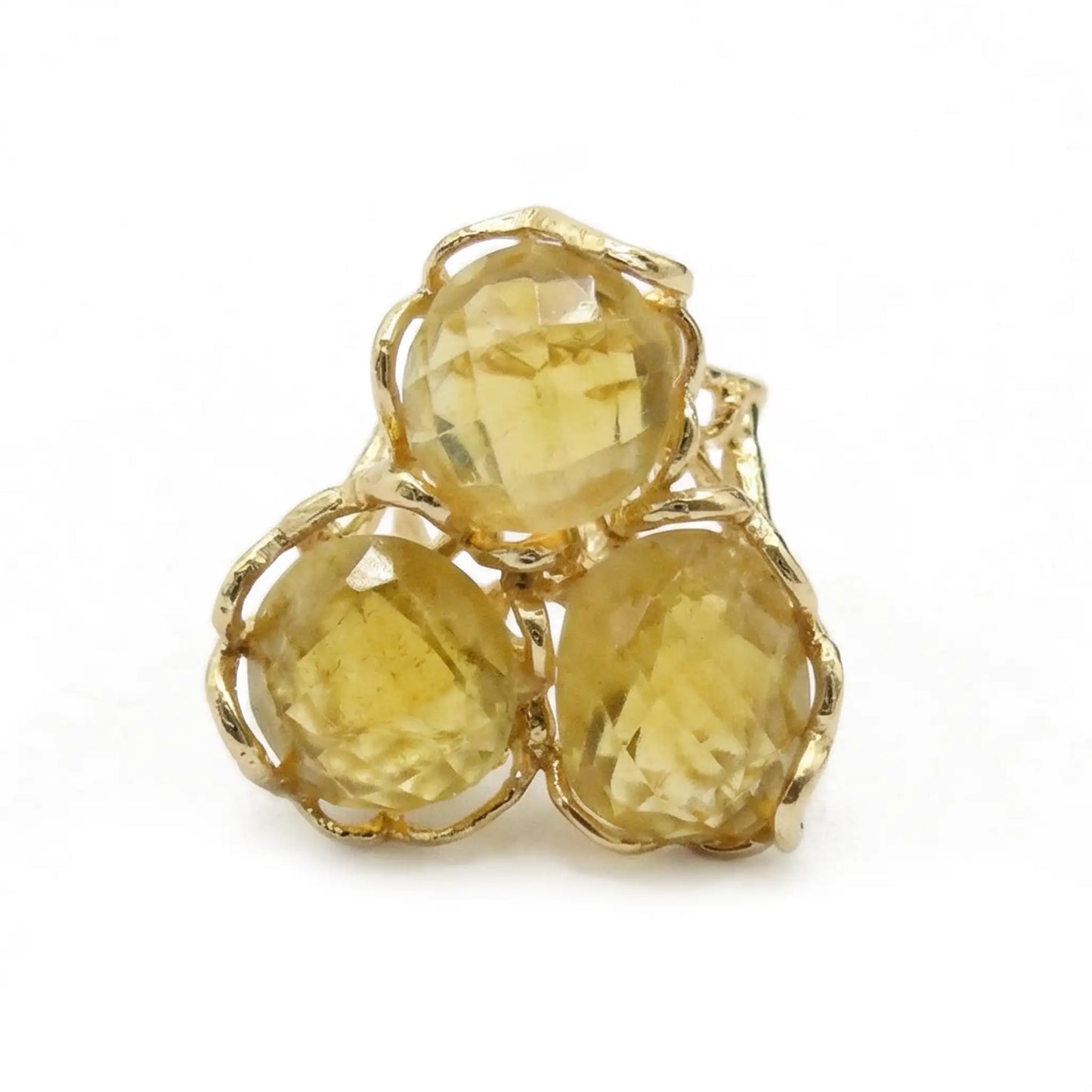 Anillo Baviera Face Ed. Limitada Amarillo