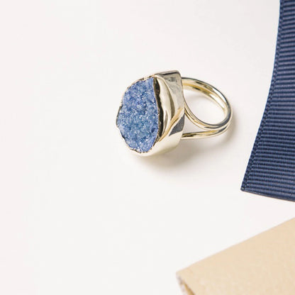 Anillo Formentera Drusa Azul