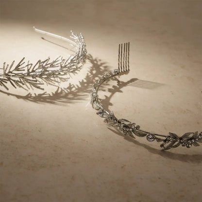 Diadema Florea Plata