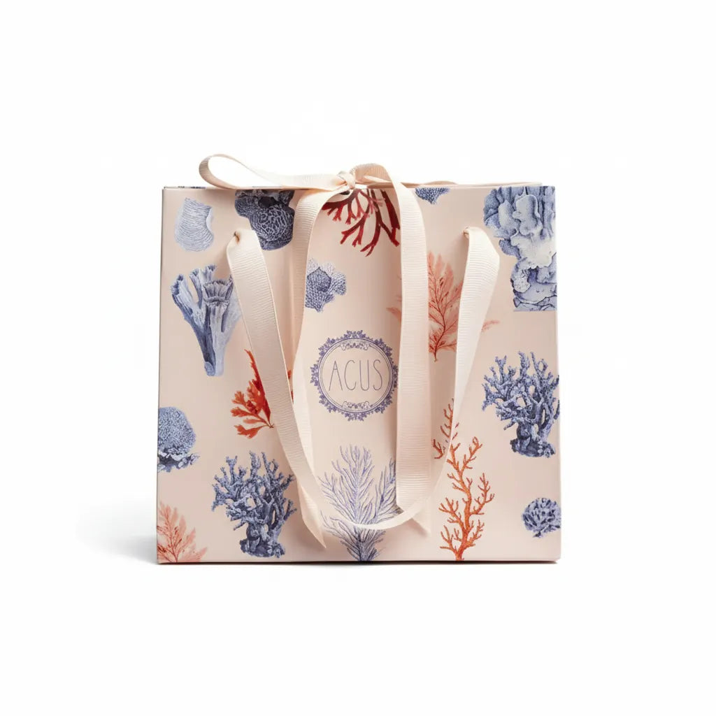 Bolsa Acus Estampado Coral pequeña