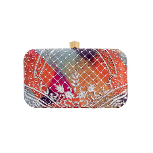 Bolso Arcobalero Plata multicolor