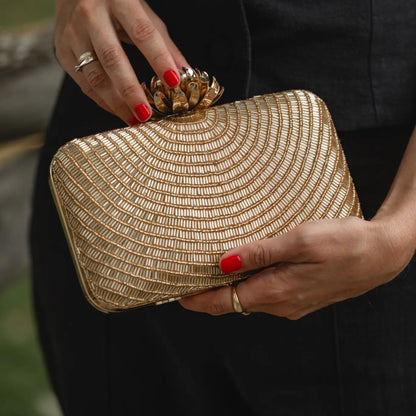 Bolso Loto Melzer Dorado