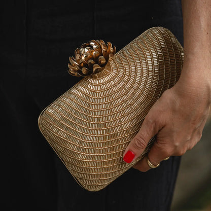 Bolso Loto Melzer Dorado