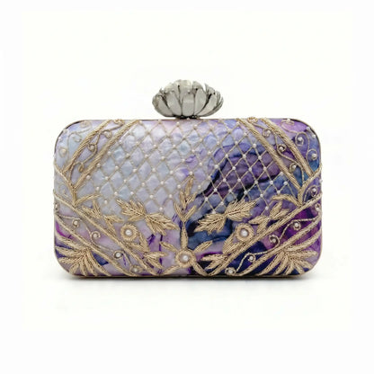 Bolso Loto Rangiroa Plata Morado