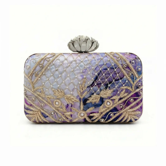 Bolso Loto Rangiroa Plata Morado