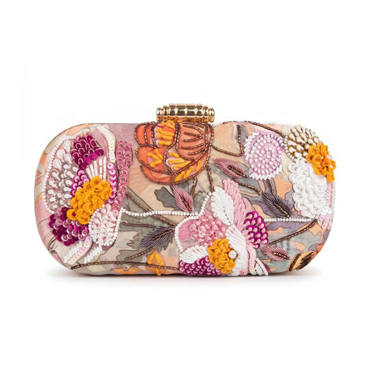 Bolso Ovalado Lennox Paradise Amarillo, Blanco y Verde