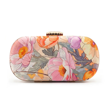 Bolso Ovalado Lennox Paradise Amarillo, Blanco y Verde