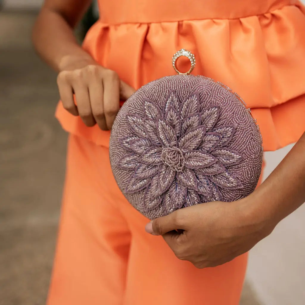Bolso Circular Duna Morado Lila