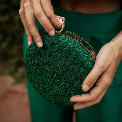 Bolso Circular Duna Verde