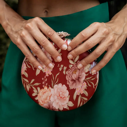 Bolso Circular Luma Granate