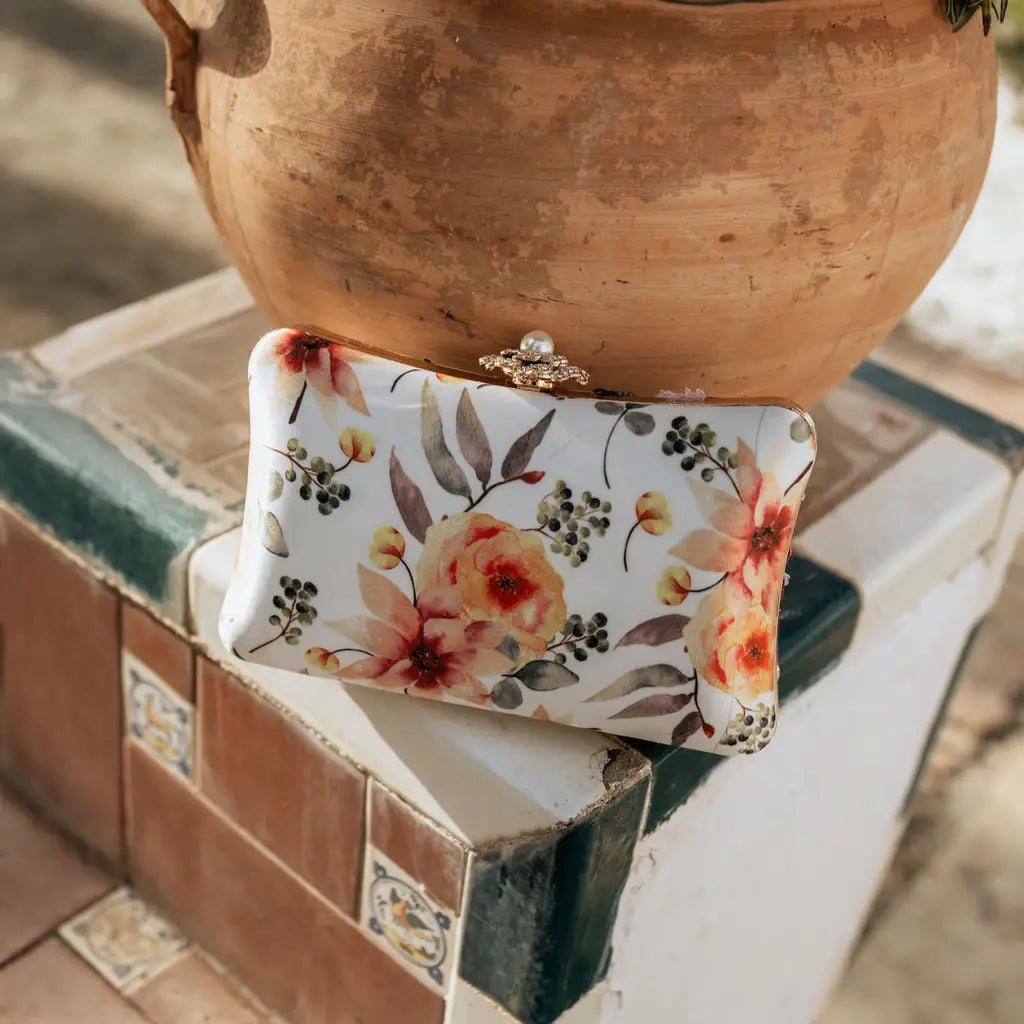 Bolso Curve Spring Blanco, Amarillo y Verde