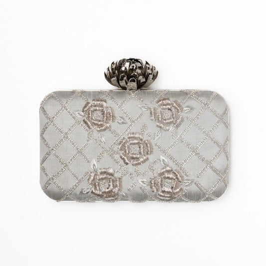 Bolso Loto Leandra Plata Gris